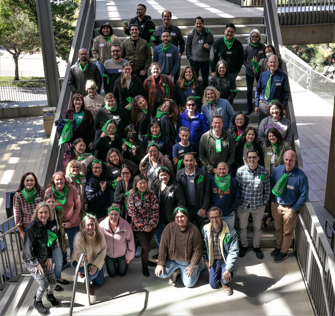 UCI Green Bandana Project Pledges UCI Counseling Center