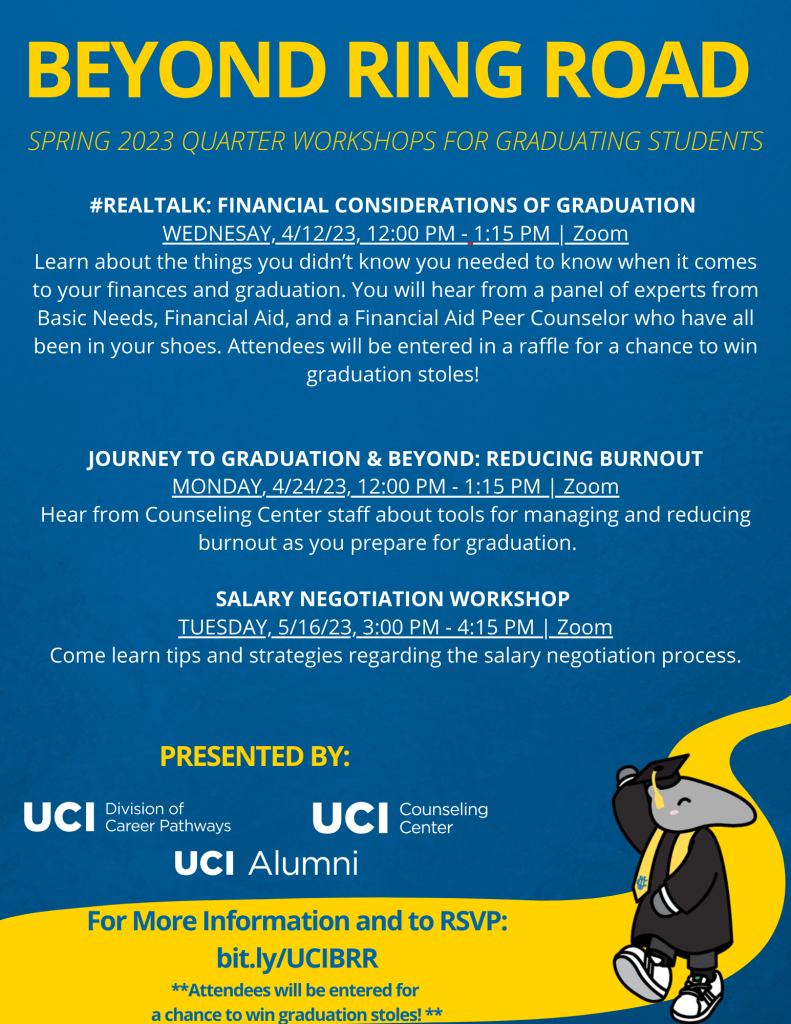 Special Events UCI Counseling Center