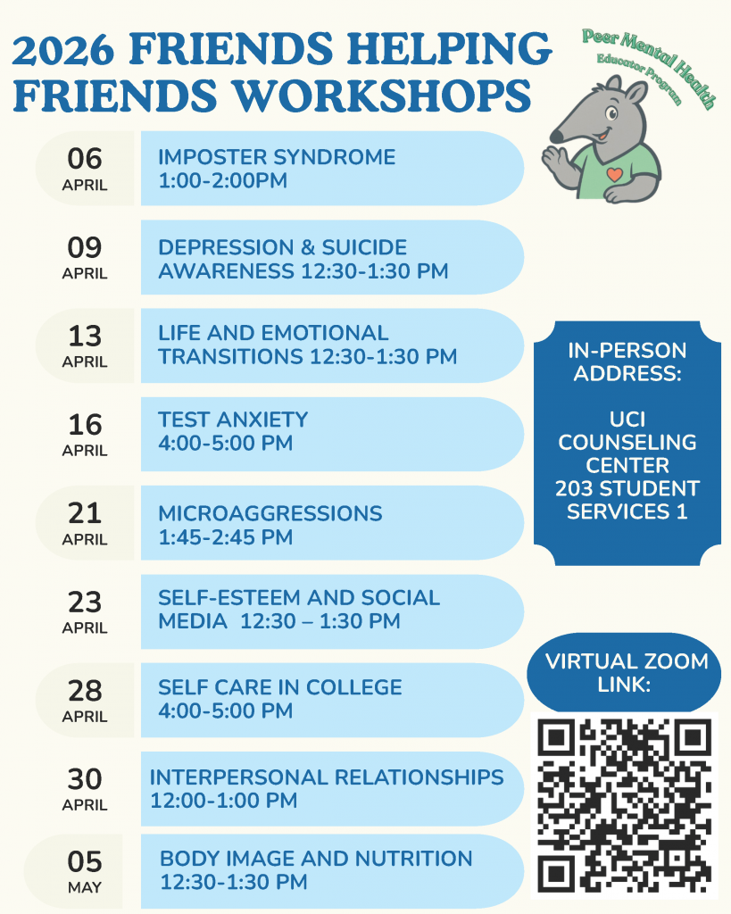 Friends Helping Friends info flyer