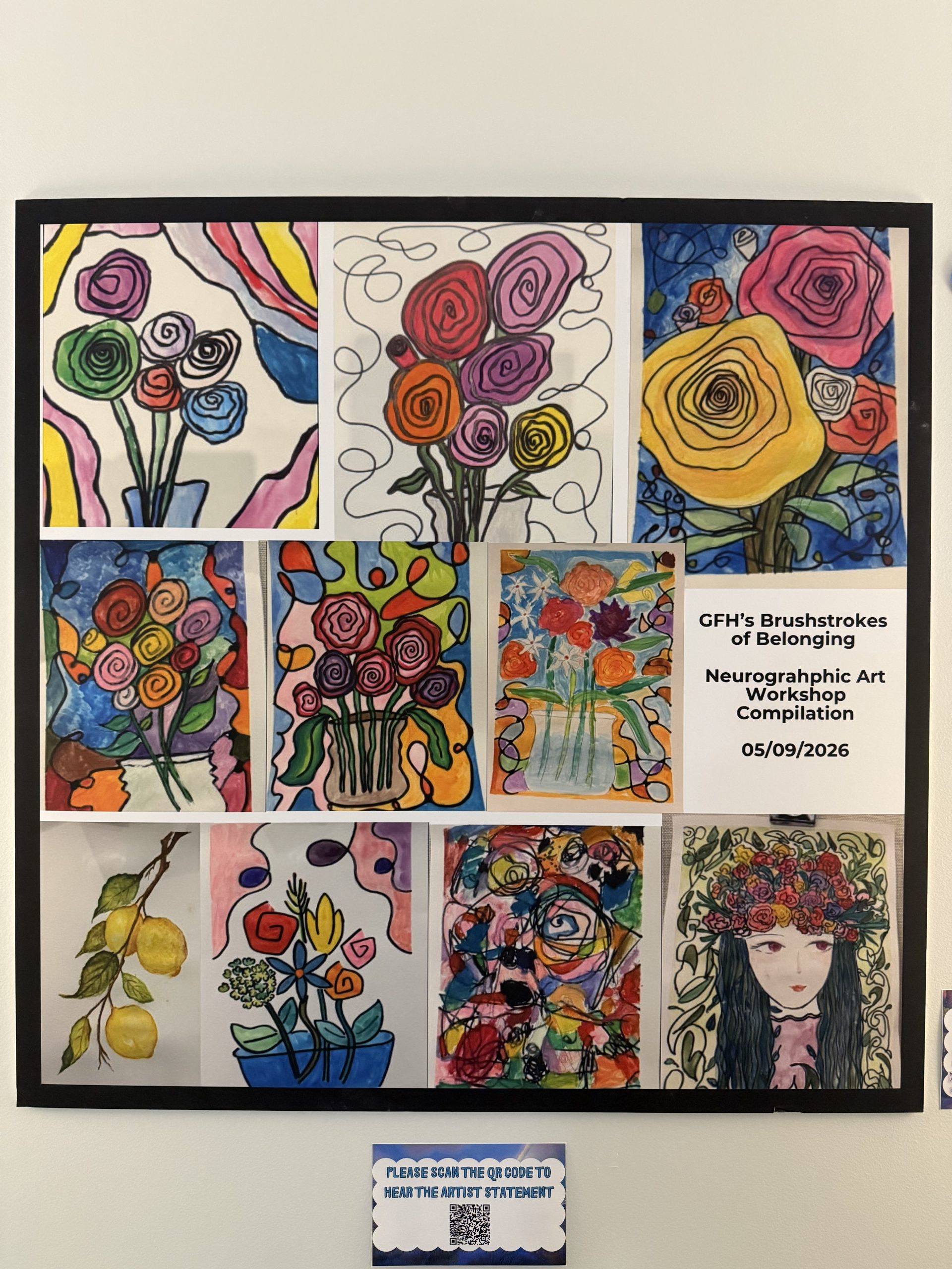 Brushstrokes of Belonging: Neurographic Art Compilation